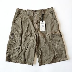 Alexander Julian Colours Men’s Cargo Shorts British Khaki Olive Size 34 NWT